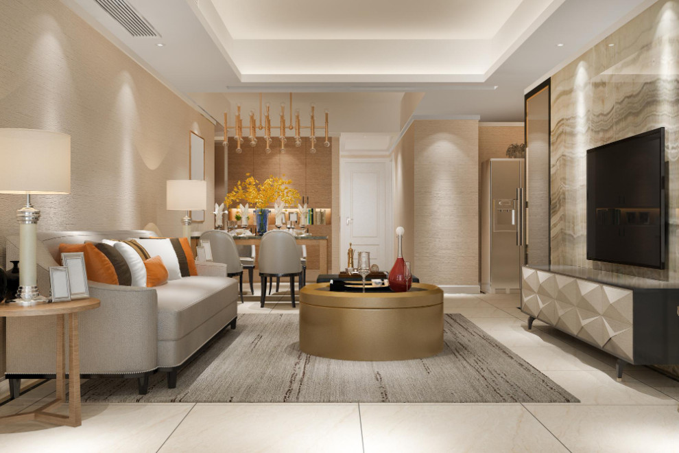Living Space with Luxury Interior Design