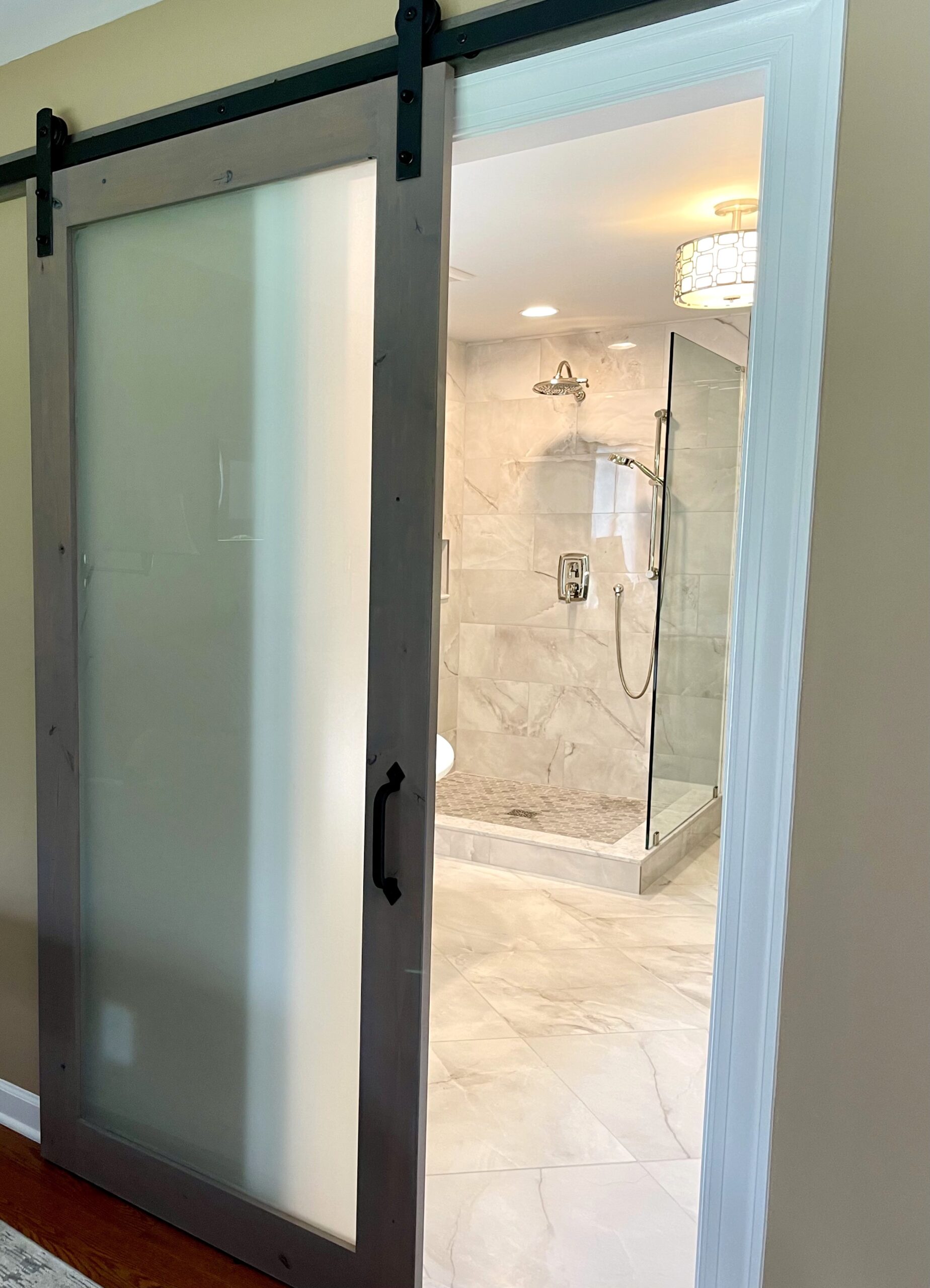Modern bathroom renovation
