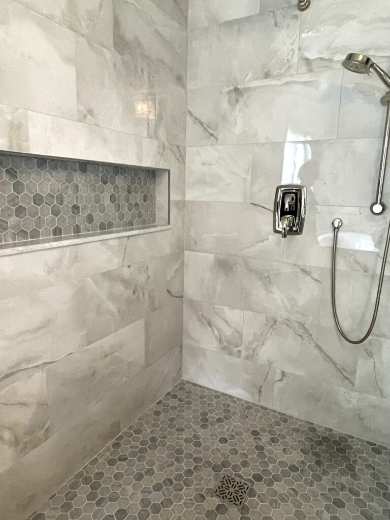 Modern bathroom renovation