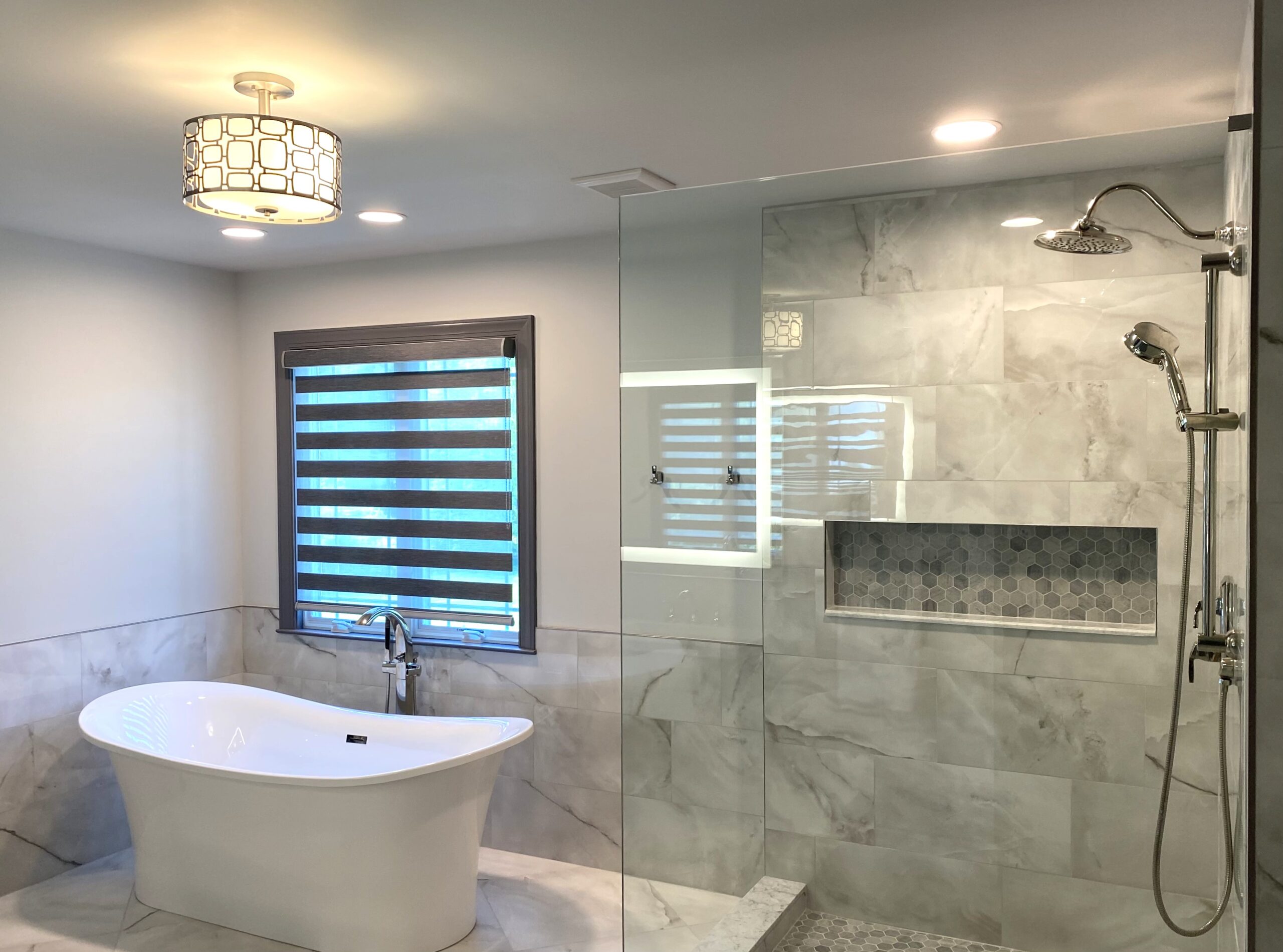 Modern bathroom renovation