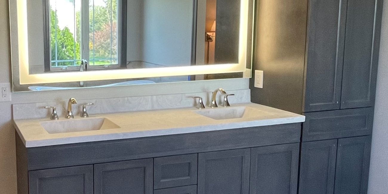 Modern bathroom renovation